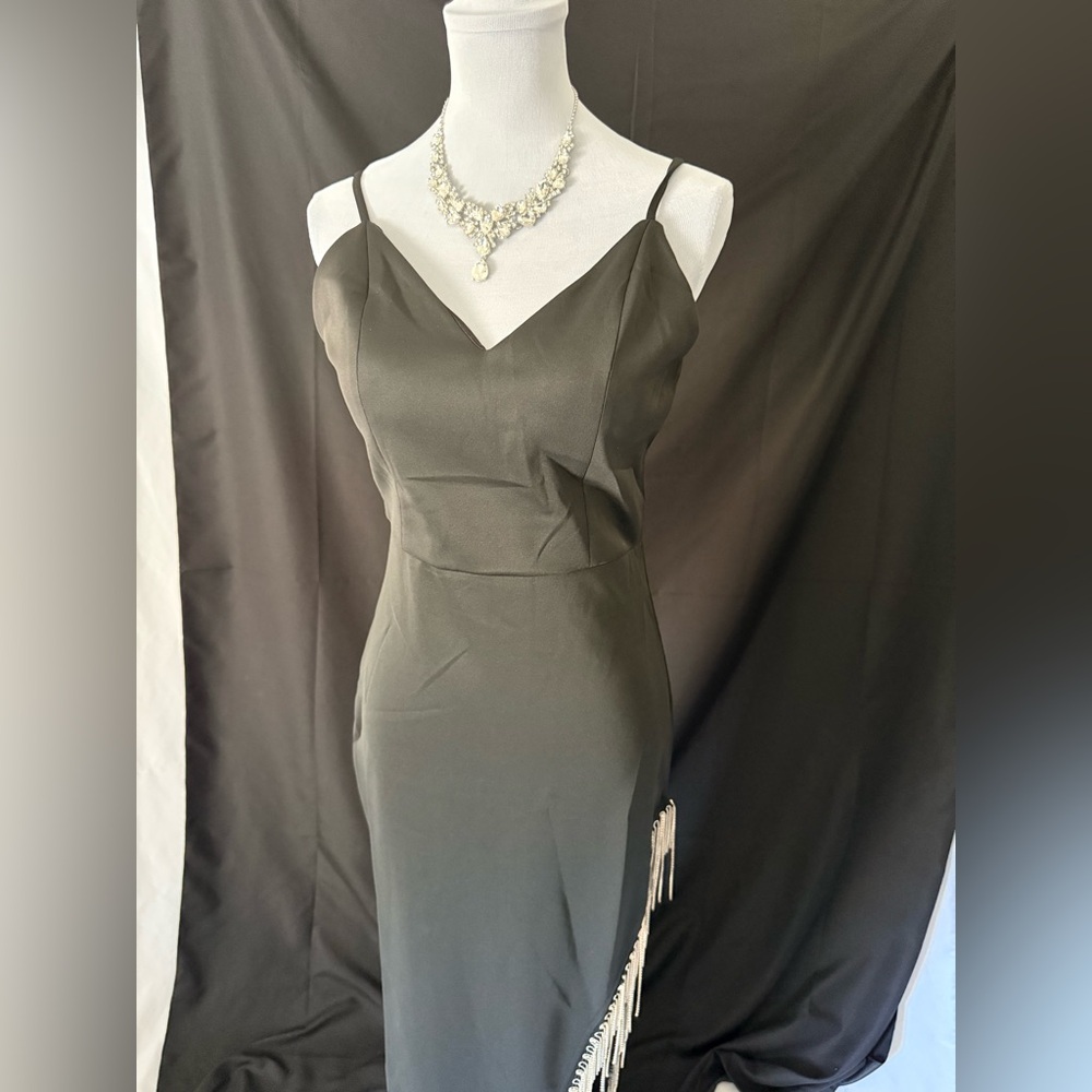 #20 Elegant Black Spaghetti Strap Dress